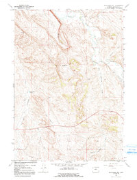 Download a high-resolution, GPS-compatible USGS topo map for Wild Horse Hill, WY (1991 edition)