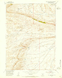 Download a high-resolution, GPS-compatible USGS topo map for Wild Horse Mountain, WY (1955 edition)