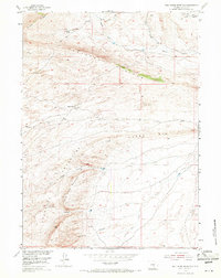 Download a high-resolution, GPS-compatible USGS topo map for Wild Horse Mountain, WY (1971 edition)