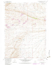 Download a high-resolution, GPS-compatible USGS topo map for Wild Horse Mountain, WY (1983 edition)