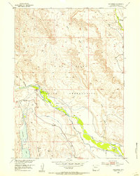 Download a high-resolution, GPS-compatible USGS topo map for Wilderness, WY (1953 edition)