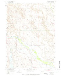 Download a high-resolution, GPS-compatible USGS topo map for Wilderness, WY (1975 edition)