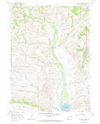 Download a high-resolution, GPS-compatible USGS topo map for Wilkinson Creek, WY (1970 edition)