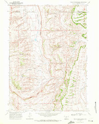 Download a high-resolution, GPS-compatible USGS topo map for Willow Creek School, WY (1972 edition)