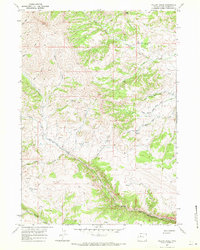 Download a high-resolution, GPS-compatible USGS topo map for Willow Creek, WY (1971 edition)