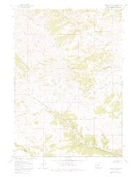 preview thumbnail of historical topo map of Hot Springs County, WY in 1967