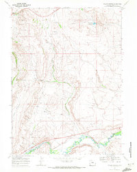Download a high-resolution, GPS-compatible USGS topo map for Willow Springs, WY (1972 edition)