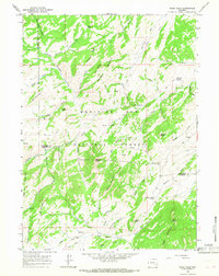 Download a high-resolution, GPS-compatible USGS topo map for Windy Peak, WY (1968 edition)