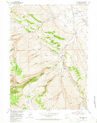 Download a high-resolution, GPS-compatible USGS topo map for Wolf Point, WY (1966 edition)