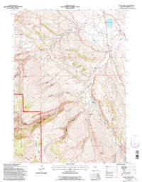 Download a high-resolution, GPS-compatible USGS topo map for Wolf Point, WY (1997 edition)