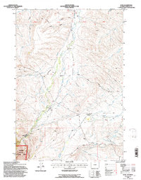 Download a high-resolution, GPS-compatible USGS topo map for Wolf, WY (1997 edition)