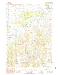 Download a high-resolution, GPS-compatible USGS topo map for Wood Canyon, WY (1985 edition)