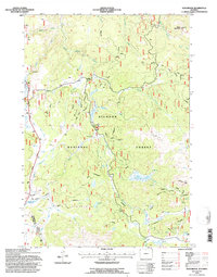 Download a high-resolution, GPS-compatible USGS topo map for Woodrock, WY (1997 edition)