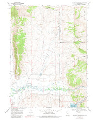 Download a high-resolution, GPS-compatible USGS topo map for Woodruff Narrows, WY (1980 edition)
