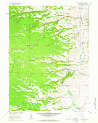 preview thumbnail of historical topo map of Albany County, WY in 1961