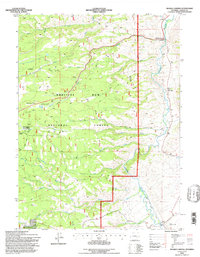 Download a high-resolution, GPS-compatible USGS topo map for Woods Landing, WY (1996 edition)