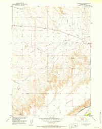 Download a high-resolution, GPS-compatible USGS topo map for Y U Bench NW, WY (1952 edition)