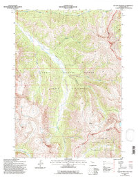 Download a high-resolution, GPS-compatible USGS topo map for Yellow Mountain, WY (1997 edition)