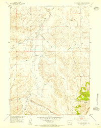 Download a high-resolution, GPS-compatible USGS topo map for Yellowstone Ranch, WY (1955 edition)