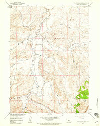 Download a high-resolution, GPS-compatible USGS topo map for Yellowstone Ranch, WY (1959 edition)