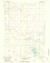 Download a high-resolution, GPS-compatible USGS topo map for Yoder, WY (1962 edition)