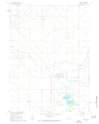Download a high-resolution, GPS-compatible USGS topo map for Yoder, WY (1962 edition)