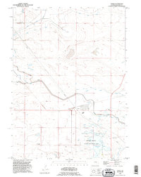 Download a high-resolution, GPS-compatible USGS topo map for Yoder, WY (1995 edition)