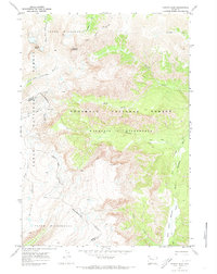 Download a high-resolution, GPS-compatible USGS topo map for Younts Peak, WY (1973 edition)
