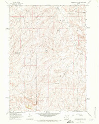 Download a high-resolution, GPS-compatible USGS topo map for Zimmerman Buttes, WY (1971 edition)