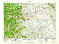preview thumbnail of historical topo map of Cody, WY in 1962