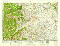 1958 Map of Meeteetse, WY
