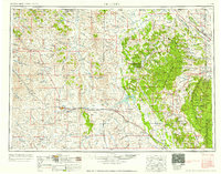 preview thumbnail of historical topo map of Gillette, WY in 1958