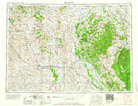 preview thumbnail of historical topo map of Gillette, WY in 1962