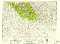 1958 Map of Lander, WY