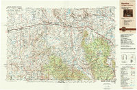 preview thumbnail of historical topo map of Rawlins, WY in 1988