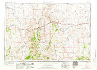 preview thumbnail of historical topo map of Rock Springs, WY in 1958