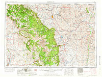Download a high-resolution, GPS-compatible USGS topo map for Sheridan, WY (1958 edition)