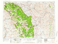 preview thumbnail of historical topo map of Sheridan, WY in 1962
