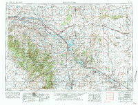 1954 Map of Esterbrook, WY, 1984 Print