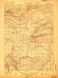 1915 Map of Medicine Bow, WY