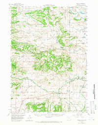 Download a high-resolution, GPS-compatible USGS topo map for Beulah, WY (1966 edition)