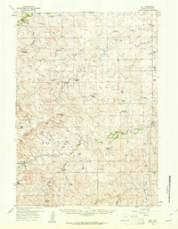 Download a high-resolution, GPS-compatible USGS topo map for Bill, WY (1961 edition)
