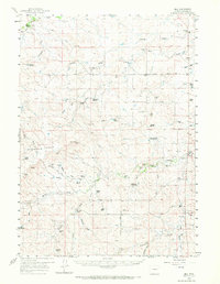 Download a high-resolution, GPS-compatible USGS topo map for Bill, WY (1972 edition)