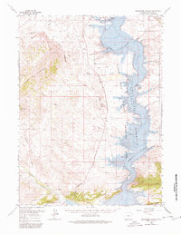 Download a high-resolution, GPS-compatible USGS topo map for Buckboard Crossing, WY (1980 edition)