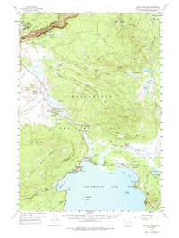 Download a high-resolution, GPS-compatible USGS topo map for Canyon Village, WY (1974 edition)