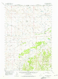 Download a high-resolution, GPS-compatible USGS topo map for Cedar Ridge, WY (1975 edition)