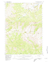 Download a high-resolution, GPS-compatible USGS topo map for Dead Indian Peak, WY (1973 edition)
