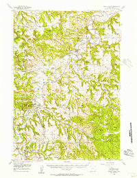 preview thumbnail of historical topo map of Crook County, WY in 1955