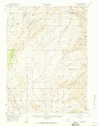 preview thumbnail of historical topo map of Carbon County, WY in 1957