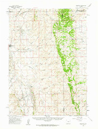 Download a high-resolution, GPS-compatible USGS topo map for Edgerton, WY (1962 edition)